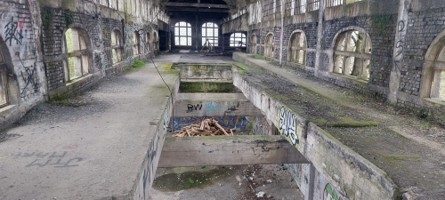 Charbonnage nr 10 du Gouffre, Châtelet, Henegouwen, België 