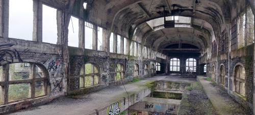 Charbonnage nr 10 du Gouffre, Châtelet, Henegouwen, België 