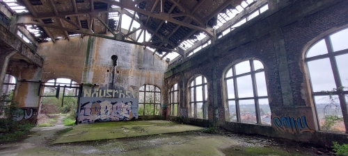 Charbonnage nr 10 du Gouffre, Châtelet, Henegouwen, België 